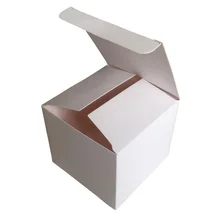 50 шт. ширина Размер 9 x9cm белый Бумага Carft Подарочная коробка из