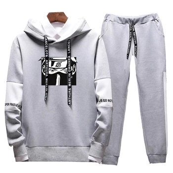 

Tracksuits Men Polyester Sweatshirt 2020 Sporting Gyms Spring sporting hoodie + Pants Casual Men's Track Suit Fitness Sportswea