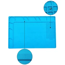 Cheap Magnetic Heat Insulation Silicone Pad Desk Mat Maintenance Platform with Magnetic Section for BGA Soldering Repair Station Cheap Magnetic Heat Insulation Silicone Pad Desk Mat Maintenance Platform with Magnetic Section for BGA Soldering Repair Station