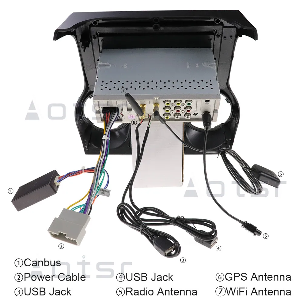 AOTSR 10 дюймов Android 10,0 gps навигатор автомобильный стерео плеер для Jeep grand wrangler 2011- мультимедийный плеер DSP CarPlay