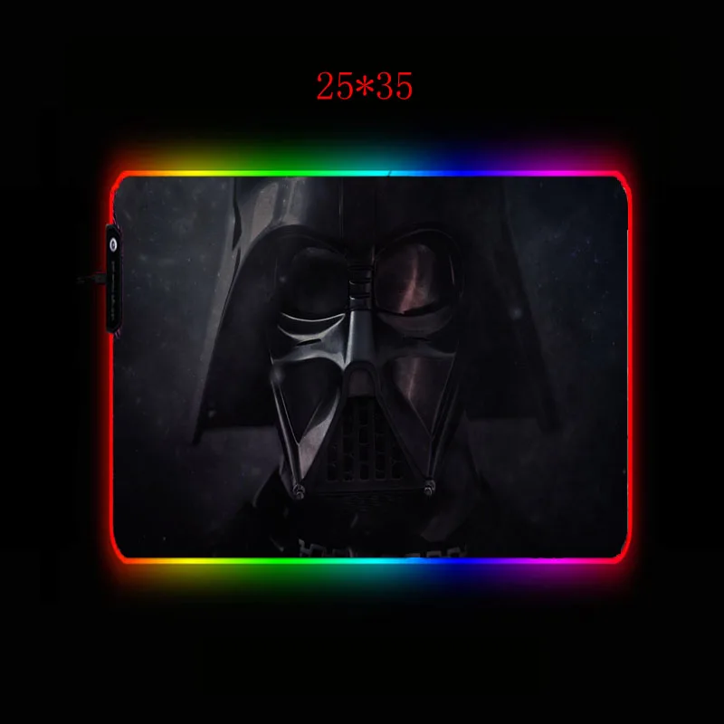 Разноцветный игровой коврик для мыши Mairuige сделай сам с RGB светодиодный