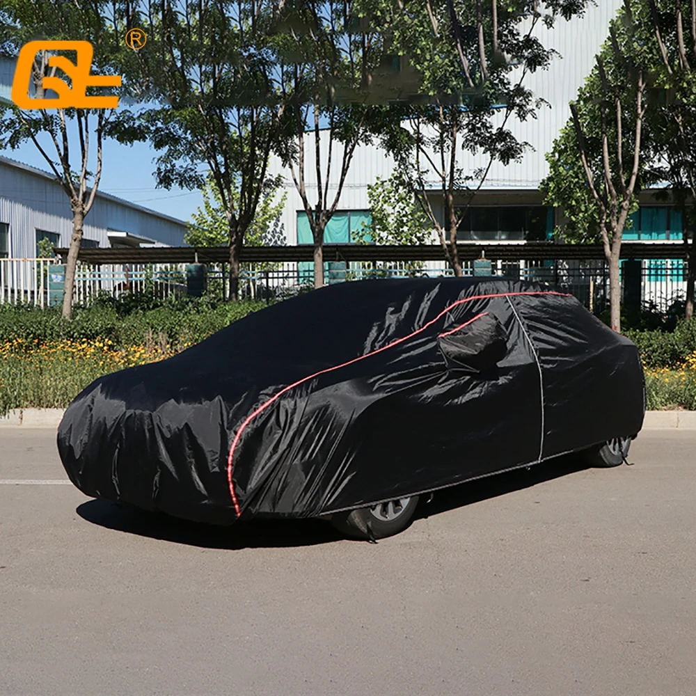190T черные автомобильные чехлы для Mazda 3 sedan с защитой от солнца снега дождя мороза