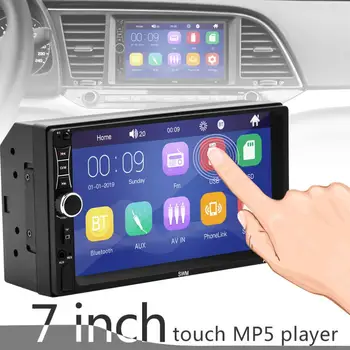 

2 DIN 7 Inch HD Touch Screen Bluetooth Car Stereo FM Radio MP5 Audio Player Support Mirrorlink / Steering Wheel Control