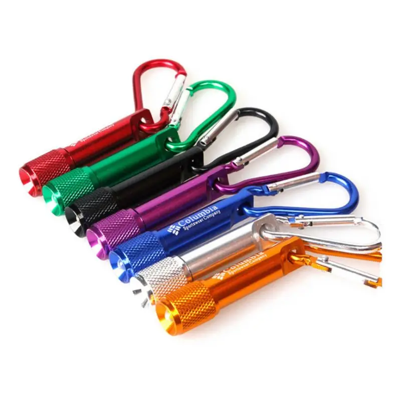 

7pcs Mini LED Keychain Carabiner Flashlight Ultraviolet Money Detector Torch For Camping Hiking Hunting Fishing Outdoor