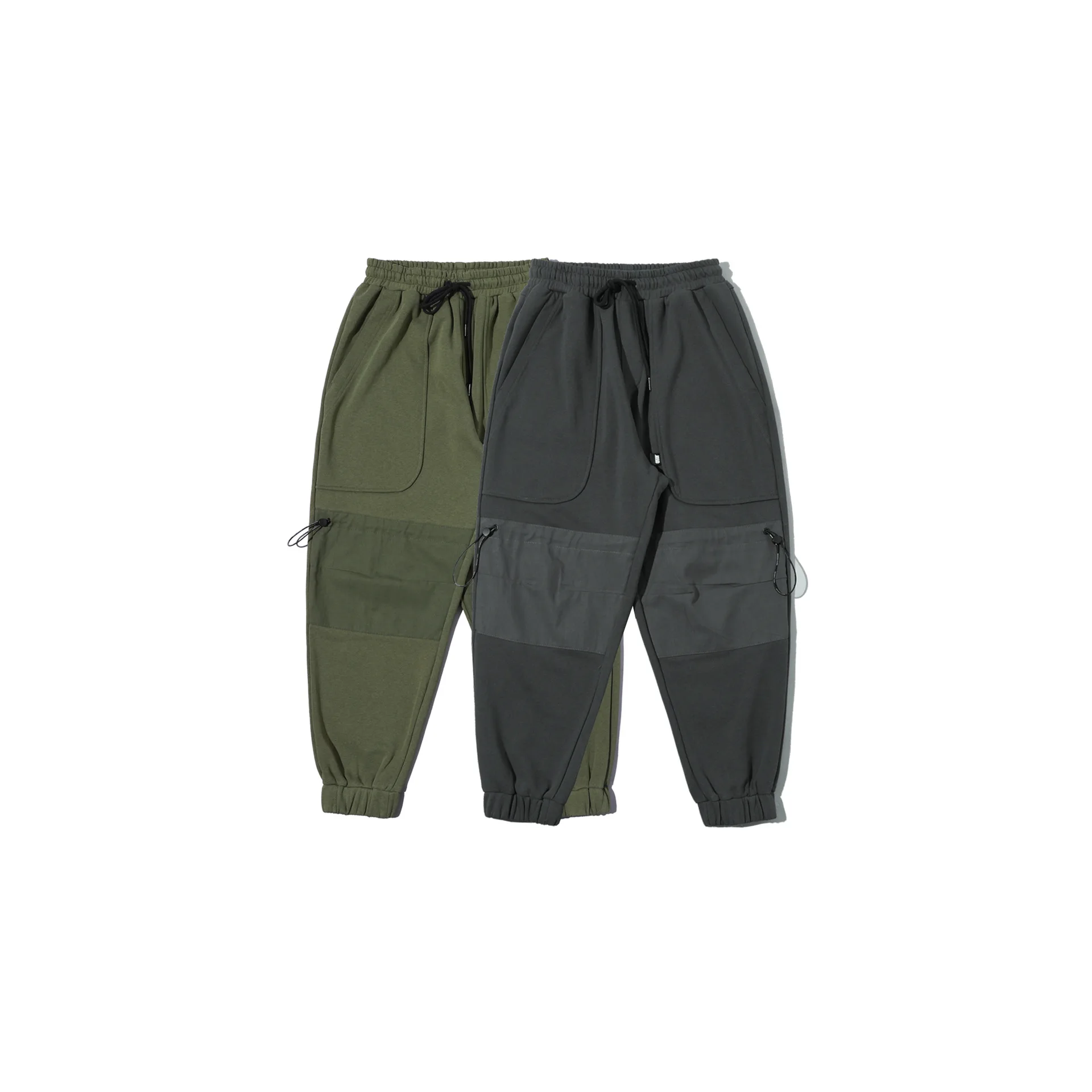 

City Where the Product 2020 Spring New Style Closing Drawstring Applique Joint Sweatpants Popular Brand Casual Men's Trousers