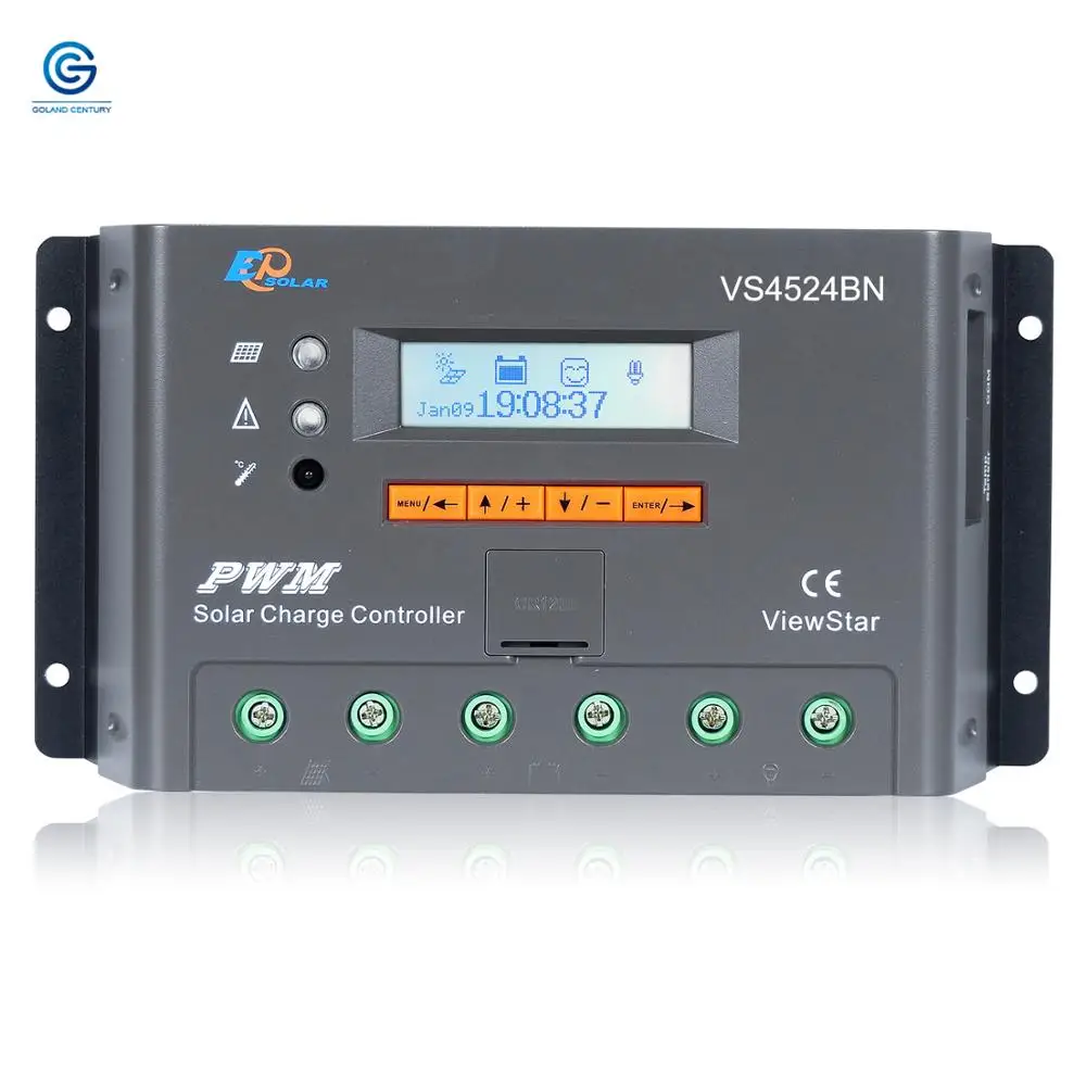 VS4524BN 12 В 24 в контроллер заряда солнечной энергии схема 45A PV солнечный контроллер для системы солнечной энергии Поддержка MT50 wifi
