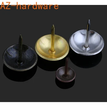 

Bubble nail round head nail big head nail decorative nail pushpin sofa nail soft bag lengthened brass nail plane 11-40mm 10PCS