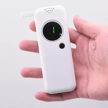 

Portable Mini Digital Breathalyzer Alcohol Tester Quick Response with 4 Mouthpieces Portable Mini Alcohol Monitor Sensor