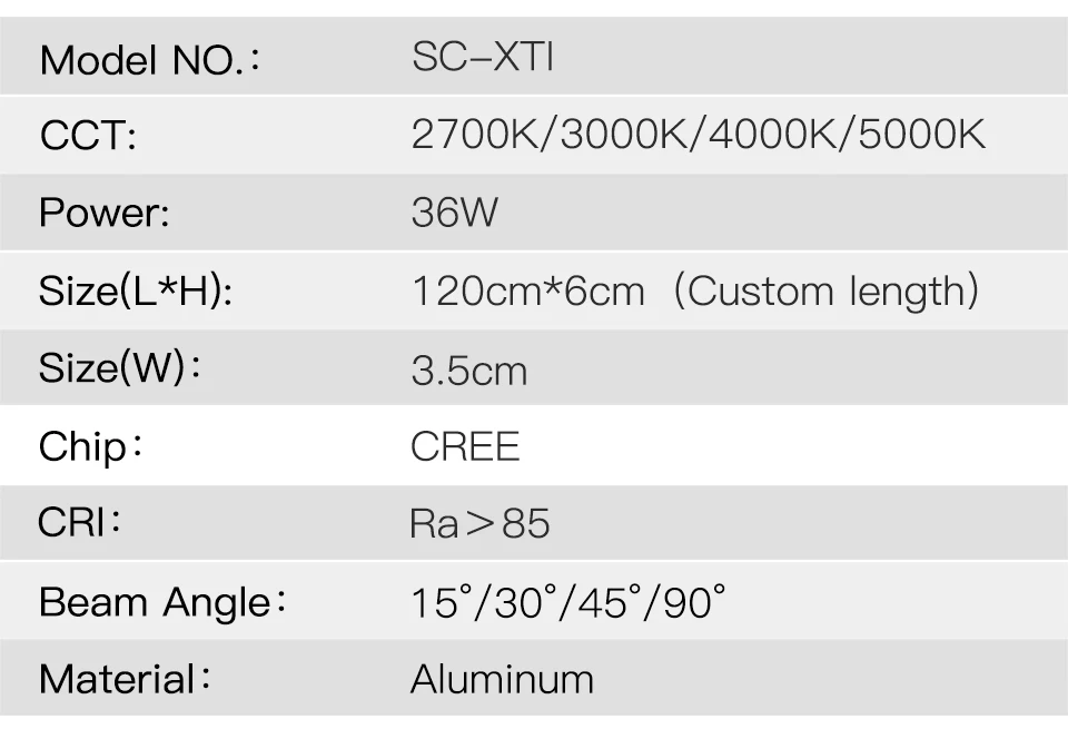 Barra de Luz Linha de Escritório Scon 20 30 w 80 cm Framless Orsam Levou ac 110 240 v Trabalho Cct 3000 k 4000 k Iluminação Natural Lâmpada 17 High Quality led bar lamp