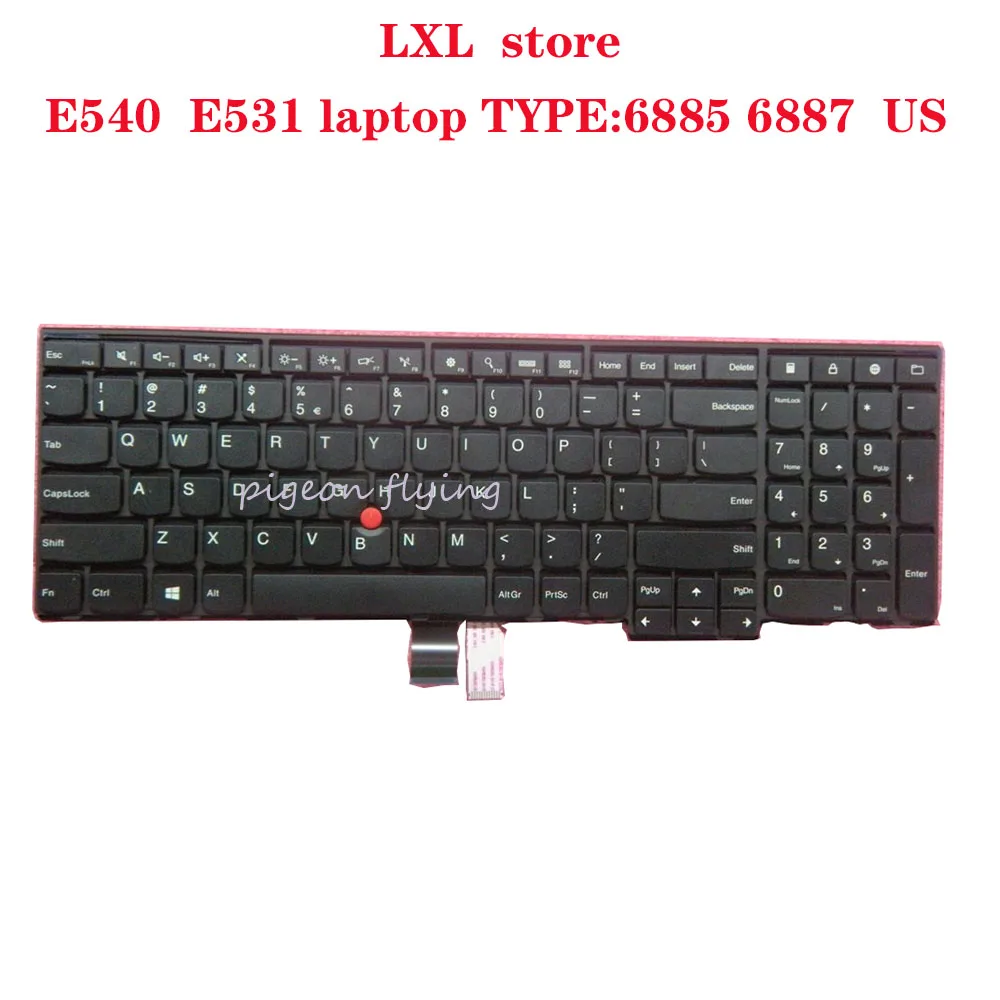 E540 E530 Клавиатура для ноутбука Thinkpad 6885 6887 US EUA FRU 04Y2719 04Y2682 P/N: 0C45284 0C45247 ТЕСТ ОК