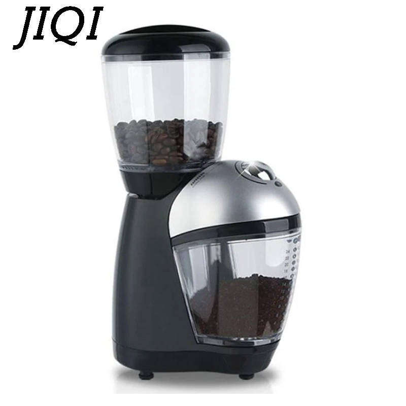 110V/220V Electric Coffee Burr Grinders Mill Powder Italian Cafe Bean