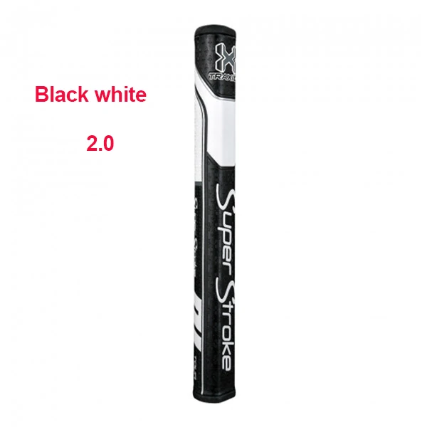 2.0 black white Super stro* TRAXION Tour клюшки для клюшек с контролем и SpyneTechnology рукоятки для гольфа 2,0/3,0 размер - Цвет: 2.0 black white