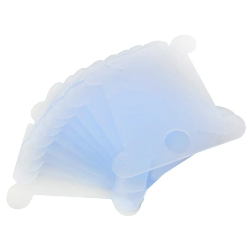 50pcs Cross Stitch Winding Board Sewing Thread Storage Holder Plastic Sewing Thread Winding Plate Organizer Embroidery Accessory - Цвет: 4