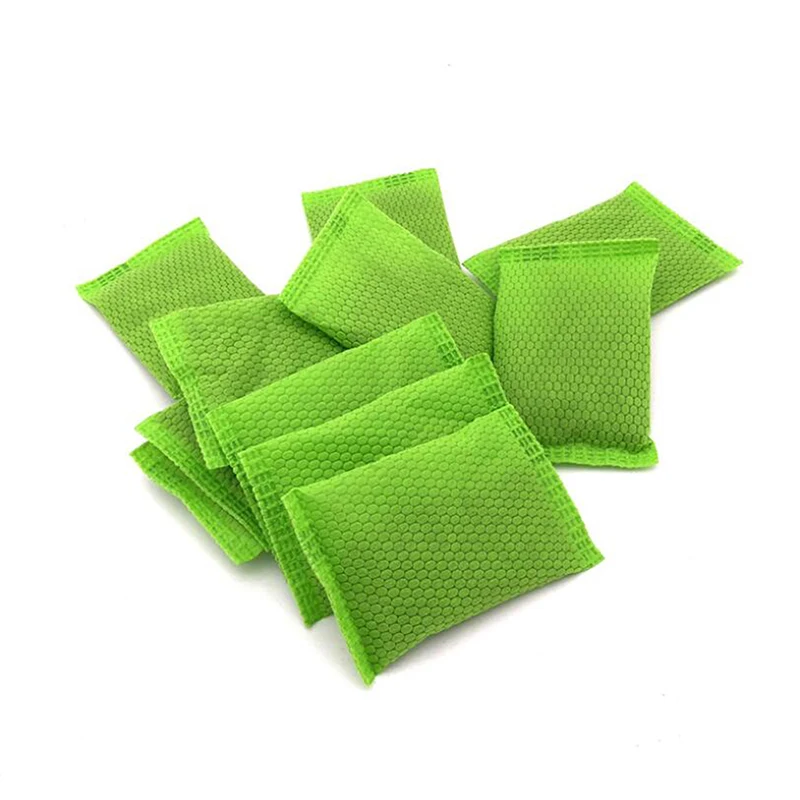 Air Purifying Bag Odor Absorber Bamboo Charcoal Activated Carbon Air Freshener Deodorant 100% Natural Bamboo Charcoal 50G/Bag