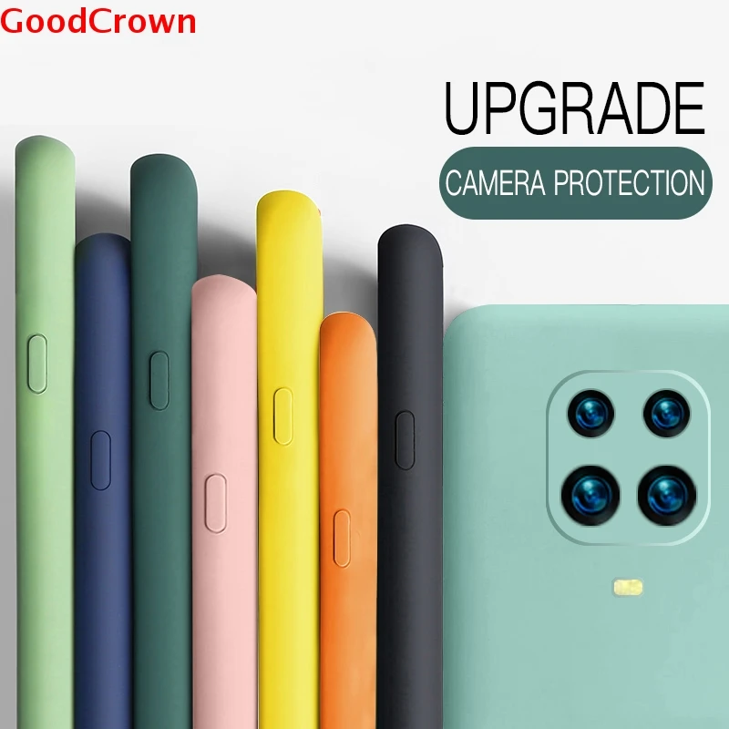 

Liquid Silicone Case Cover For Xiaomi Poco X3 NFC Redmi Note 9 Pro 8T 8 7 Pro