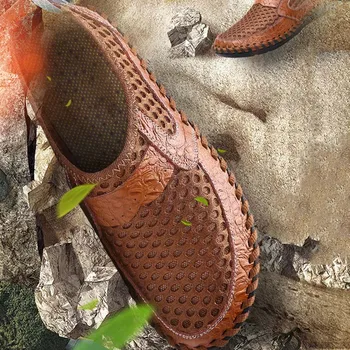 

1 Pair Men Mesh Casual Shoes Breathable Anti-Slip for Summer Walking Driving M88