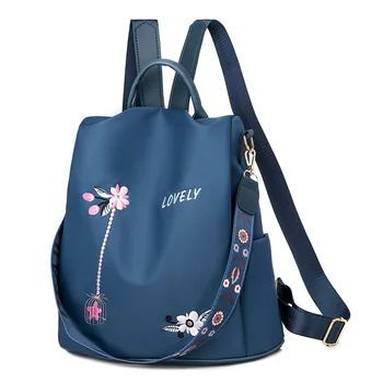 

Oxford Cloth Anti-theft, Multi-functional Fashion, Single and Double Shoulder Dual-purpose Female Student Schoolbags Trend