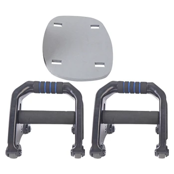 

3-In-1 Abdominal Wheel Push - Up Support Bracket Grip Multi - Function Four Wheel AB Wheel