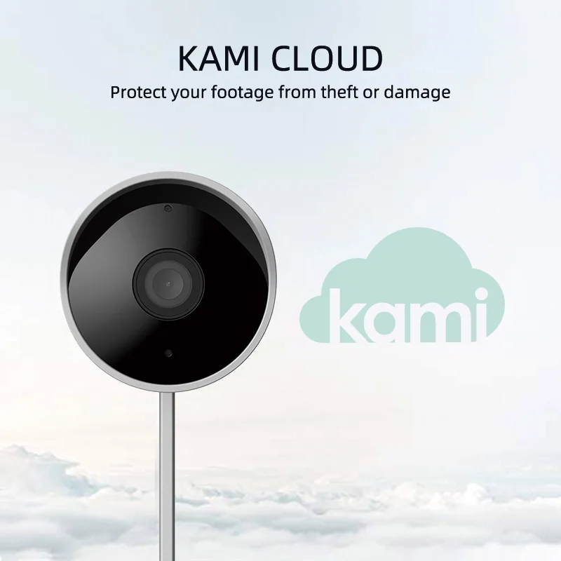 Умная наружная камера видеонаблюдения Kami 1080p 2 4G водонепроницаемая IP с