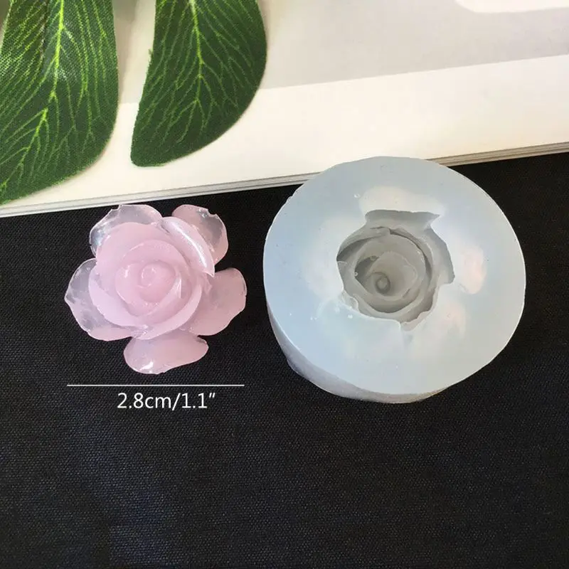 DIY силиконовые формы в виде цветка Смола Камелия Пион Маргаритка цветок лотоса ювелирные изделия Y4QB
