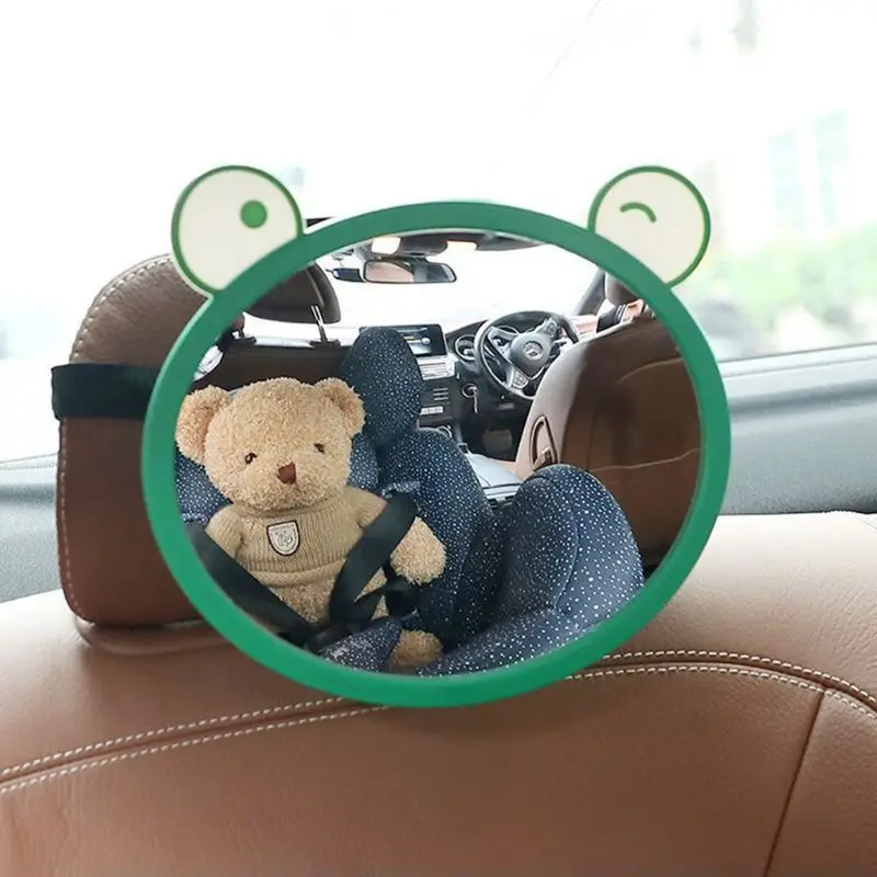 360 градусов зеленое поворотное Автомобильное универсальное зеркало заднего вида детское безопасное сиденье зеркало заднего вида