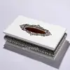 High grade European style tissue box white wood gold tissue box luxury home decoration napkin box fashion creative drawer 2