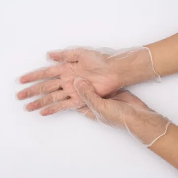 

50Pairs Disposable PVC Gloves Dishwashing Work Rubber Pull-resistant Safety Gloves for Work Universal Left Right Hand Safety