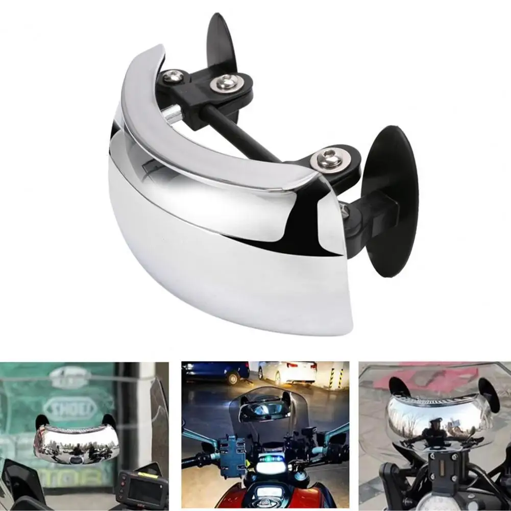 Rearview Mirror 180 Degree Anti-scratch Chrome Motorcycle Windscreen for | Автомобили и мотоциклы