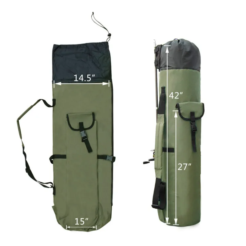 Fishing backpack Fishing Portable Multifunction Nylon Fishing Bags Fishing Rod Bag Case Fishing Tackle Tools Bag Fishing gear