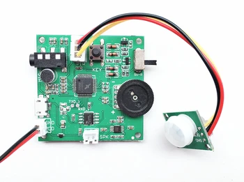 

Digital Audio Reminder Module Audio Recorder and Player Activated with PIR Motion Sensor