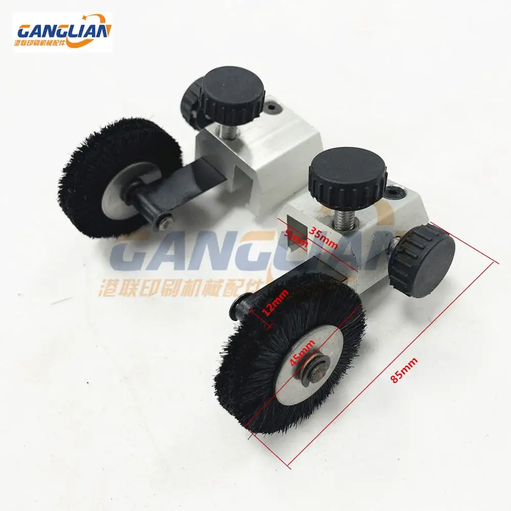 1 Pair Komori Brush Wheel Assembly Printing Machine Spare Parts