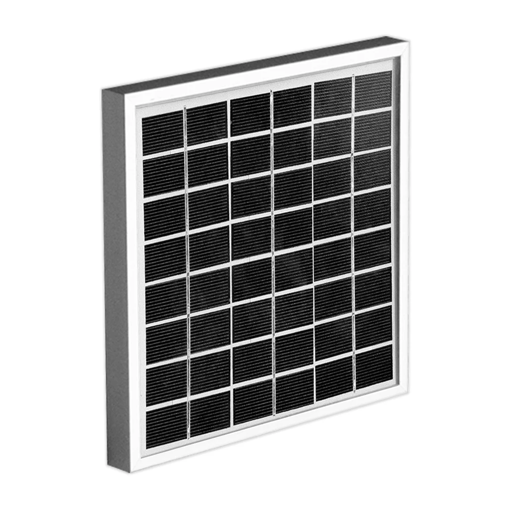 

4W 12V Glass Solar Panel Polysilicon solar cell Waterproof Charge for Household Emergency Lights Toy Fan Rv Camp Outdoor Ect