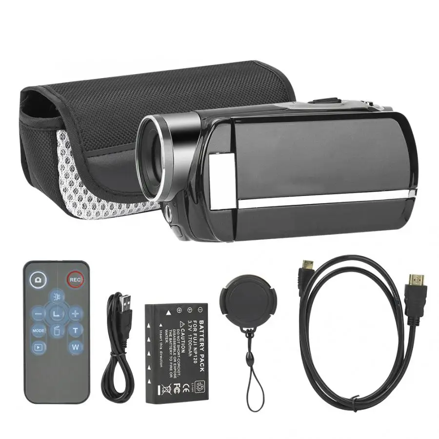 DV-FR460W 3 Inch LCD Touch Screen 1080P 22MP HD Digital DV Camera 16X Zoom Wifi Remote Control | Электроника