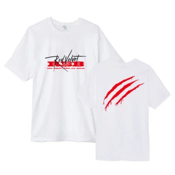 

Mainlead Kpop Red Velvet RBB Fanmade Unisex Cotton T-shirt Youth Basic Tee Casual Tops
