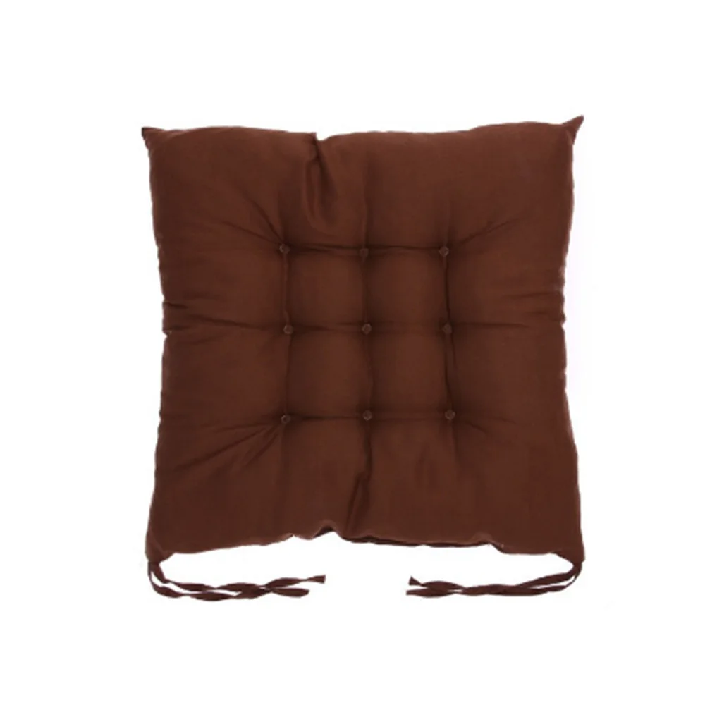 Подушка для сиденья из полиэфирного волокна, зимняя Удобная подушка для стула, подушка для офисного постельного белья, спальни, домашний текстильный ремень, дизайнерский цветной