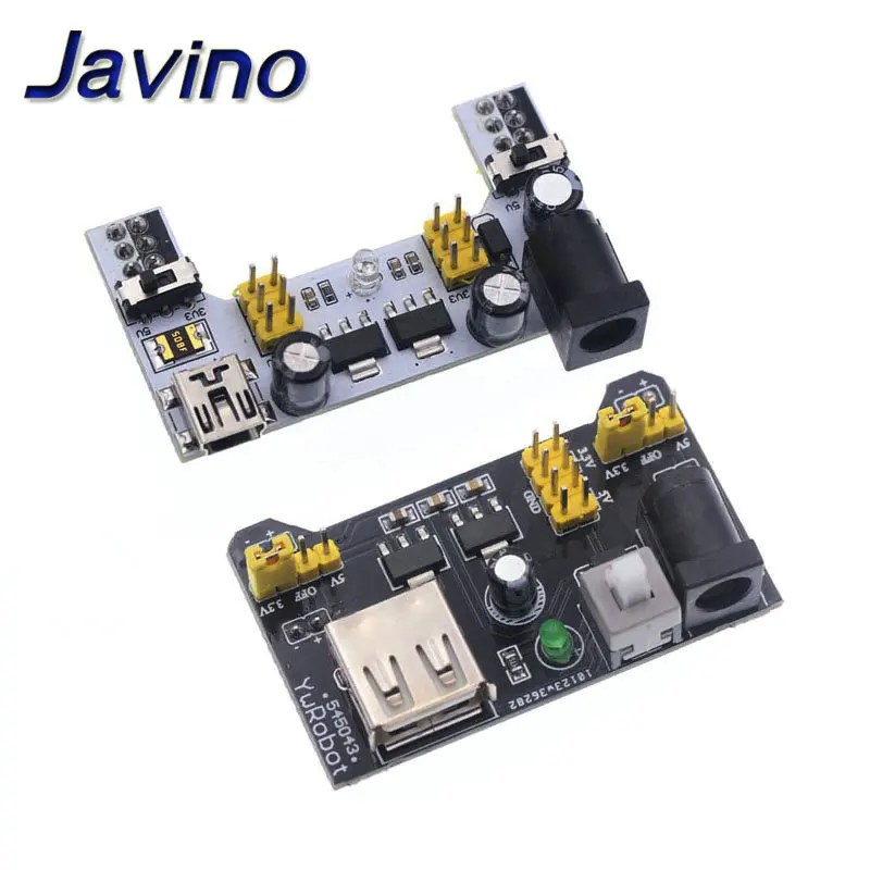 Enhanced Breadboard Power Module and Prototype Kit with Flexible Jumper Wires