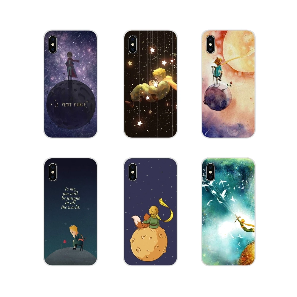 Маленький принц и лиса Смарт для Samsung Galaxy S2 S3 S4 S5 Mini S6 S7 Edge S8 S9 S10E Lite Plus прозрачный