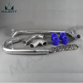

FRONT MOUNT INTERCOOLER PIPE PIPING KIT FOR MITSUBISHI EVO1 EVO2 EVO 1 2 3 BLUE