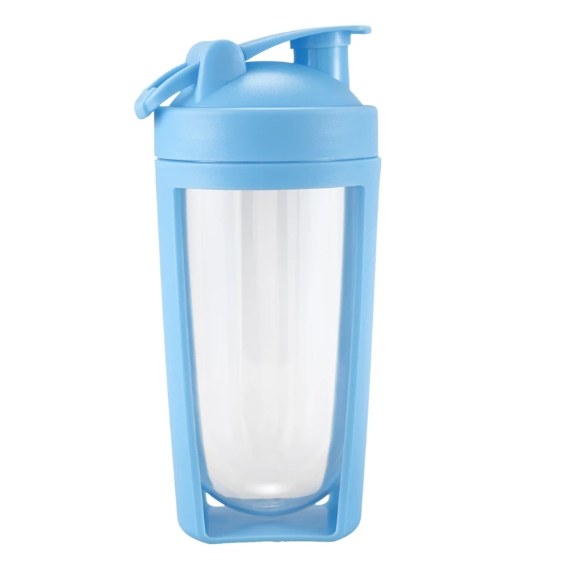 750Ml Powder Shaker Protein Shaker Bottle Large Capacity Water Bottle Outdoor Sports Drink Mixer My Water Bottle - Цвет: Blue