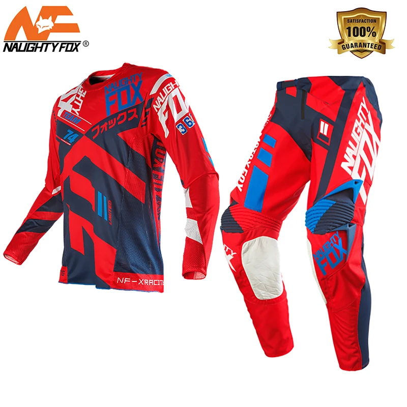 

2018 NAUGHTY 360 Divizion Mens Gear Set Motorcycle ATV Dirt Bike Off-Road Race Gear Pant Jersey Combo Motocross suit motos