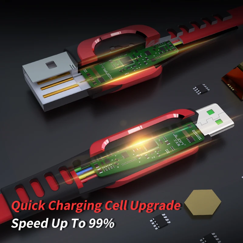 USB кабель для быстрой зарядки телефона 4 а|Кабели мобильных телефонов| |