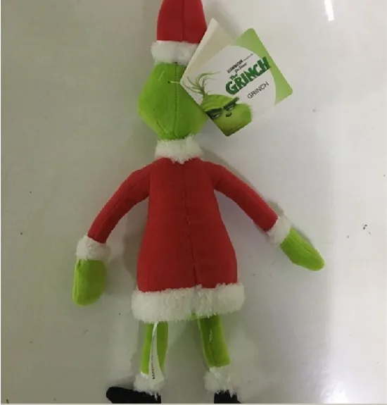 Стиль 32 см Grinch палантин фильм молодой Grinch бобы Санта костюм рождественские плюшевые игрушки куклы детские рождественские подарки
