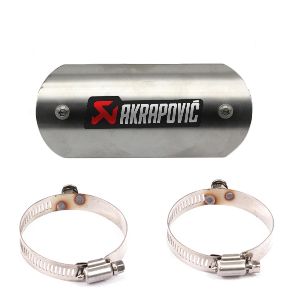 A Sticker-YIN-T Akrapovic мотоциклетный глушитель крышка из углеродного волокна протектор тепловой щит для aprilia sr 50 tdm 900 ninja 300 honda transalp - Цвет: A Sticker-YIN-T