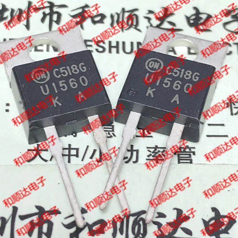 10 шт./лот MUR1560G U1560 новые имеющиеся в 220-2 600V 15A