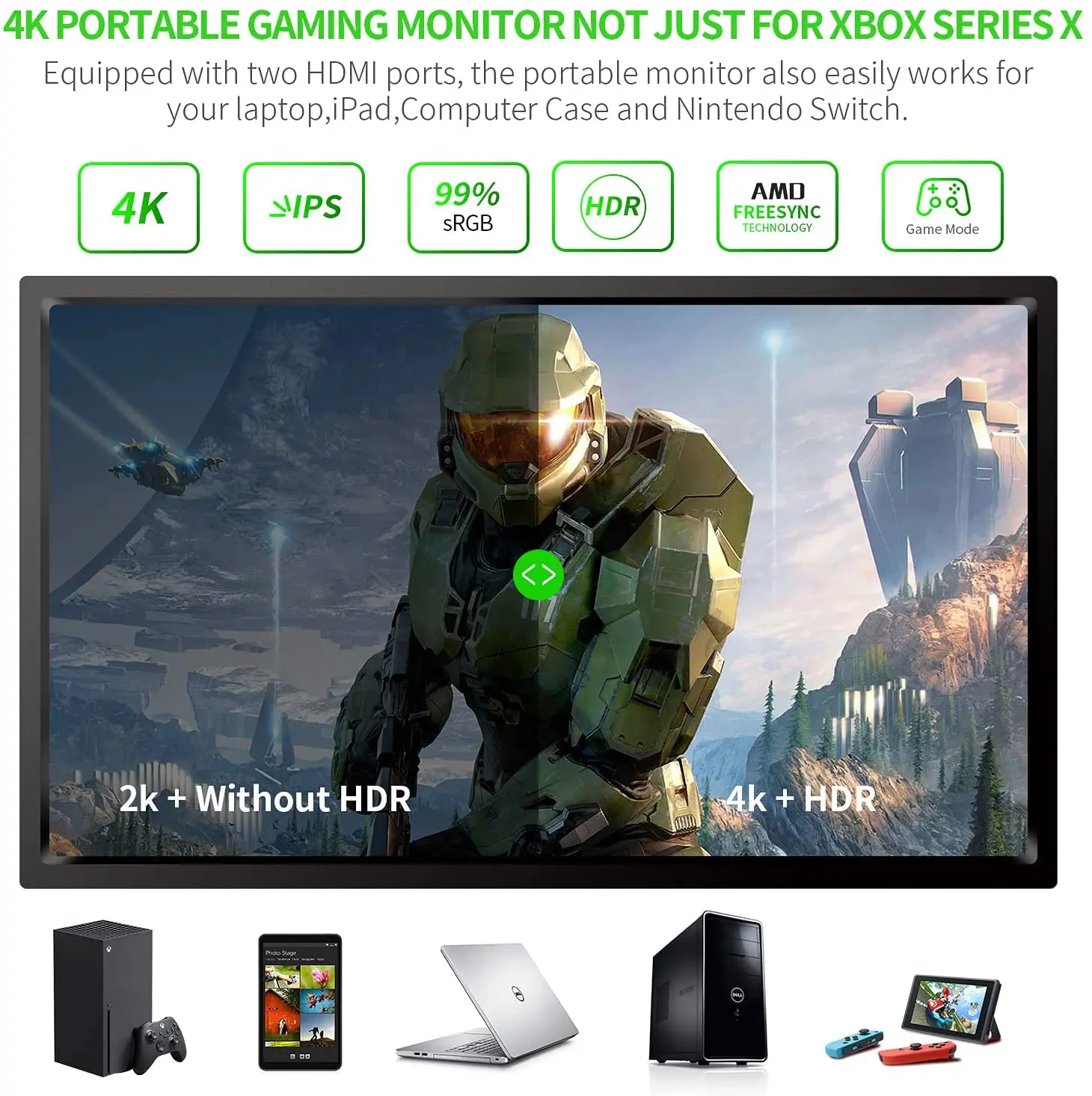 G-story 12.5inch Uhd 4k Portable Gaming 