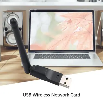 

Mini USB Wireless Network Card Adapter 150mbps 2dBi USB WiFi Antenna 2.4G USB Ethernet WiFi Receiver For PC