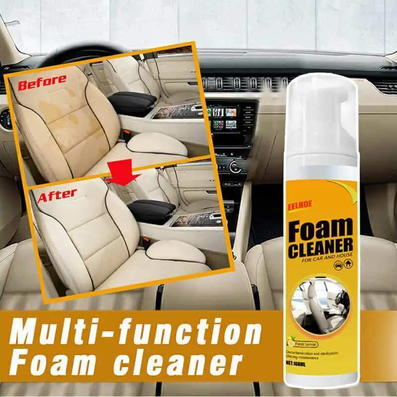 EELHOE Home Cleaning Foam Cleaner Spray Multi-purpose Anti-Aging Cleaner  Tool For Cars or Appliances 100ml