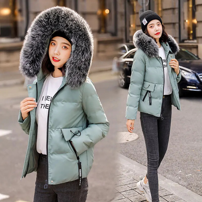 

Winter 2019 New Style Cotton-padded Clothes Women's Short Loose-Fit Padded Jacket Fashion INS Super Fire Winter Warm down Jacket
