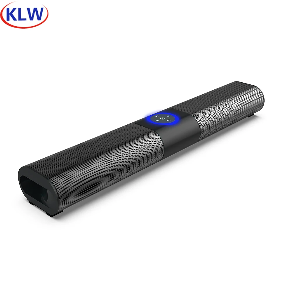 

TV Soundbar 5.0 Bluetooth Speaker Portable Subwoofer With Colorful Ring LED Light FM Radio USB AUX TF Card for Computer TV BS20A