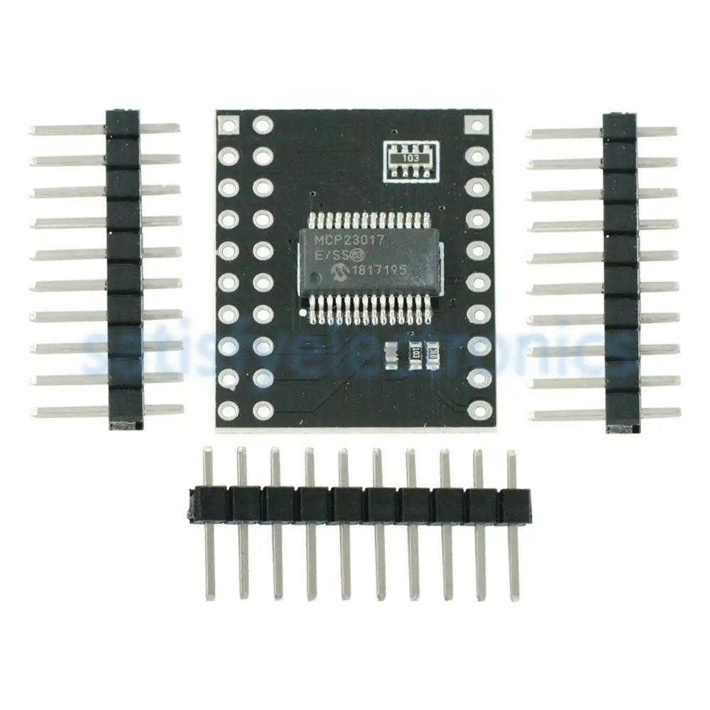 

MCP23017 Bidirectional 16-Bit I/O Expander with I2C IIC Serial Interface Module